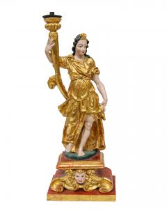 18th century, Candlestick holder angel
